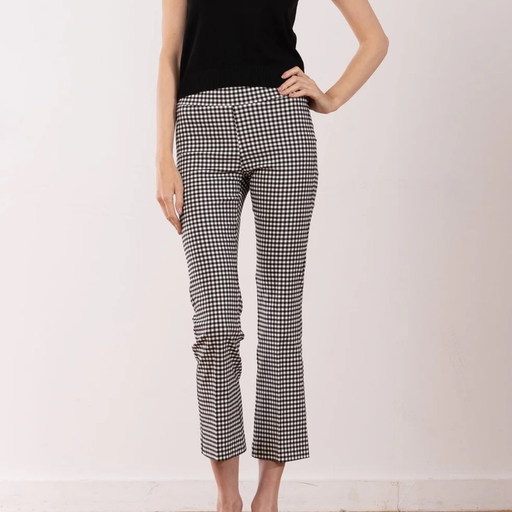 Avenue Montaigne Leo‎ Pant in Check Black